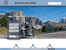 Tablet Screenshot of dolomiten-bike.com